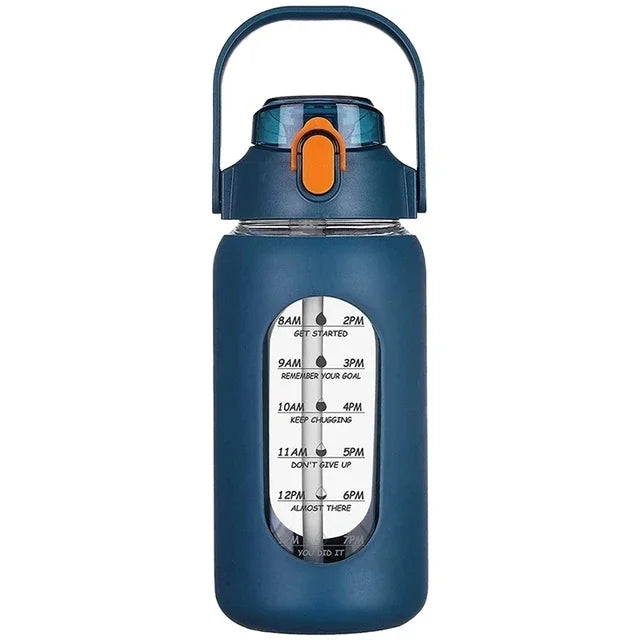 HydroBoost Glass Fitness Bottle