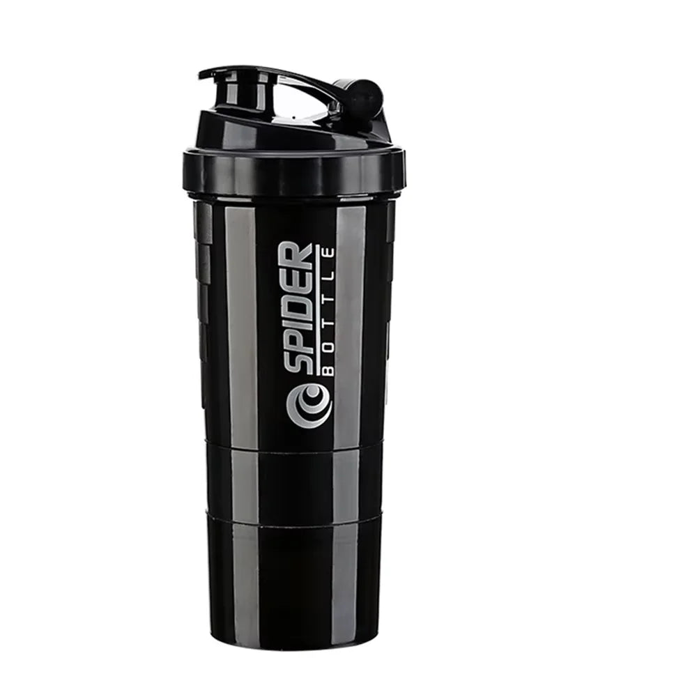 AlphaCore Pro Shaker Bottle | 3-Layer Protein Mixer