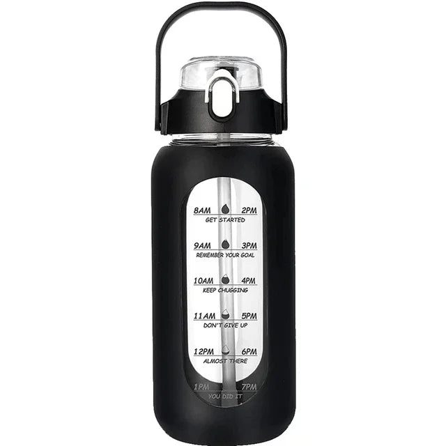 HydroBoost Glass Fitness Bottle